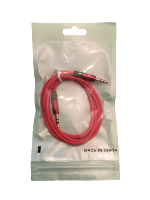 3.5m Jack to Jack AUX Audio Cable in bag