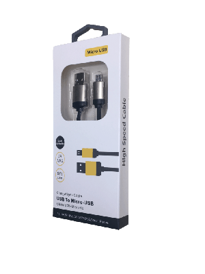 HiGrade Alloy Micro USB Cable 1.5 Mtr Triple Core 2amp Fast Cable