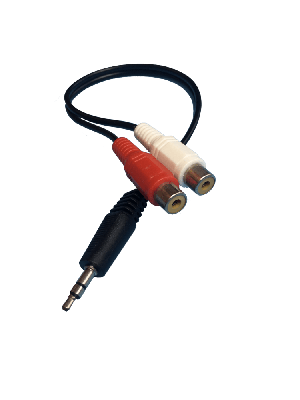 3.5mm Jack to Phono Female Adapter Cable