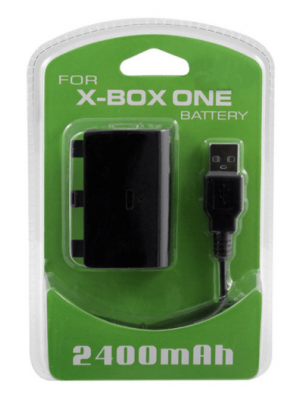 X Box One Rechargeable 2400mAh Battery Pack and Play & Charge Kit