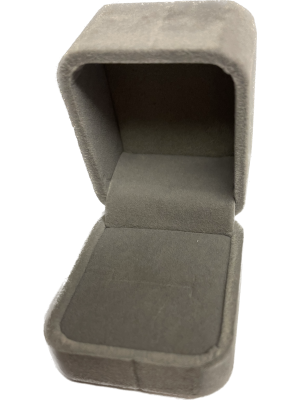Premium Ring Box - GREY Velvet (Bulk Pack of 42)
