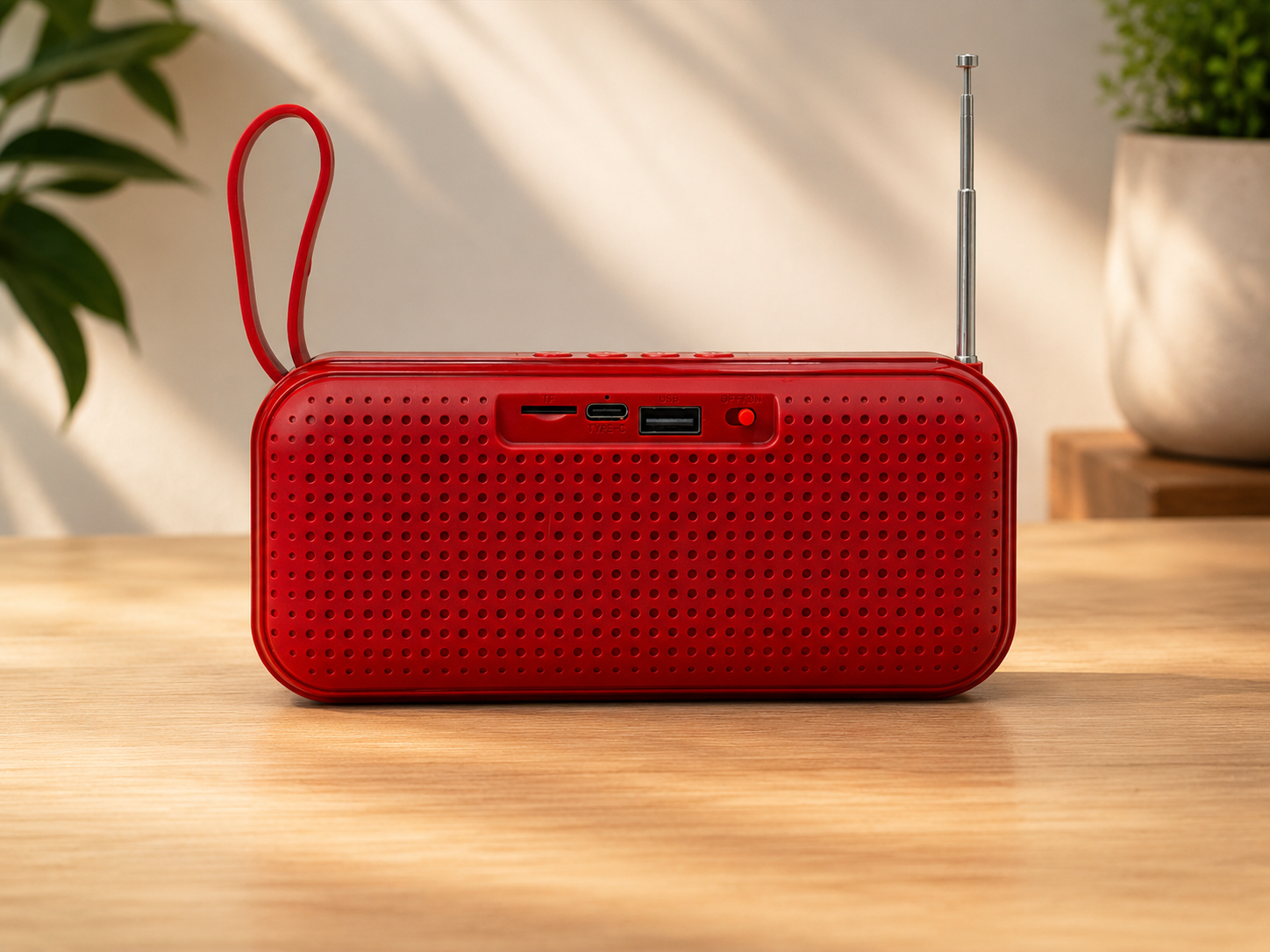 Intimidation V84 – Retro portable Bluetooth Radio Speaker - Image 2