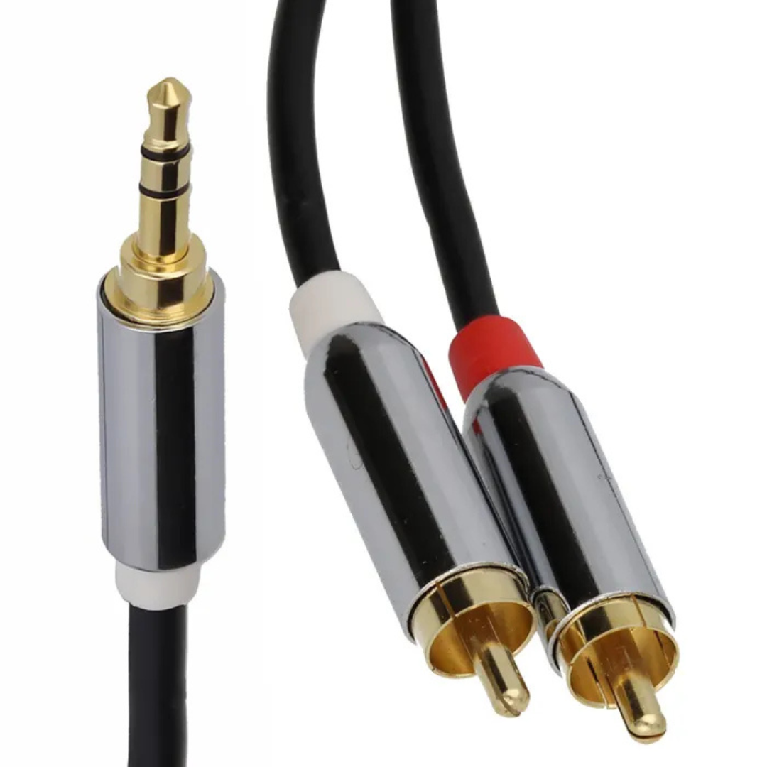 RCA to Jack Pro Gold Cable - bagged 1.5 MTR