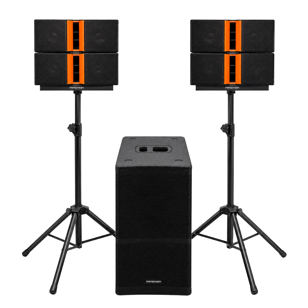THE INTIMIDATOR 12 - 2500W RMS - 5000W PEAK, CLASS D AMP, 4X LAVOCE MIDS + 4X 1.35" COMPRESSION TWEETERS AND DOUBLE 12" BASS