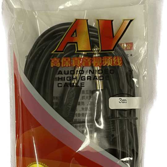 3 Meter Jack To Jack Guitar Cable with Gold Jacks