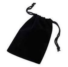 Black Velvet RIng Pouch