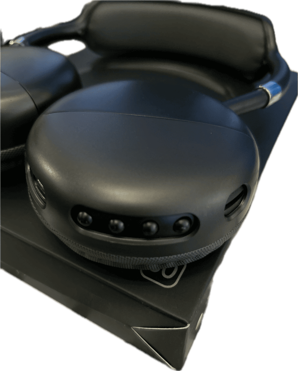 NIA MAX30 Bluetooth Headphones - available in black only