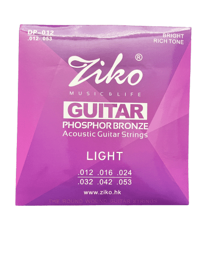 Tiko Premium Acoustic Guitar Strings Phosphor Bronze - Light