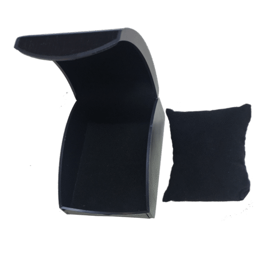 Watch Box - Black Plastic