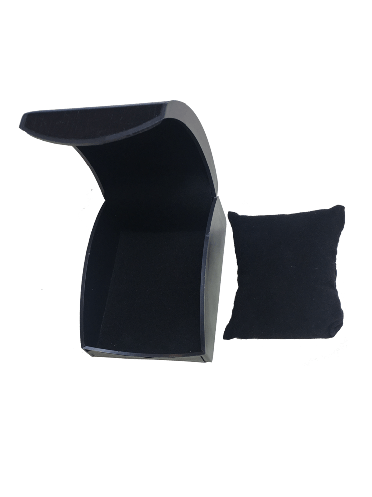 Watch Box - Black Plastic