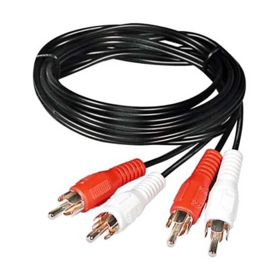 RCA to RCA Phono Cable - bagged 1.5 MTR