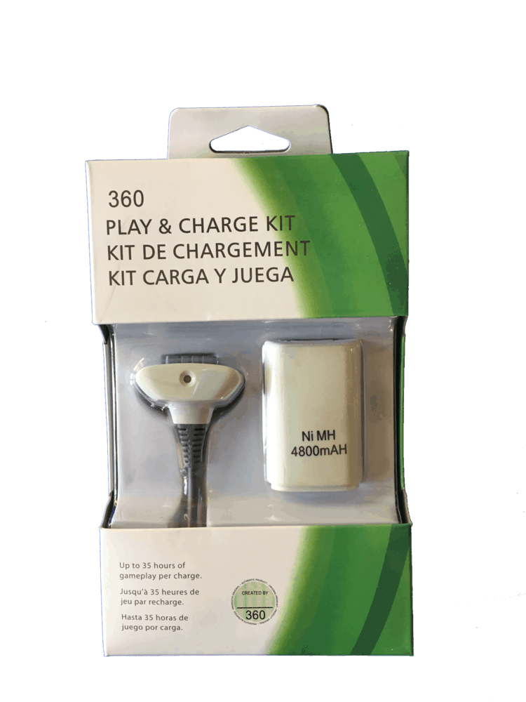 XBox 360 Play & Charge Kit Rechargable battery pack